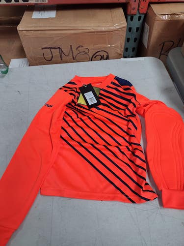 Vizari Men's Arroyo GK Goalkeeper Jersey | Neon Orange/Navy Size YL | VZAP60043Y-YL