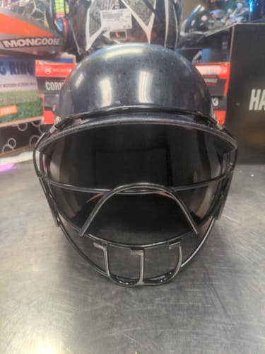Rawlings Used Black Batting Helmet