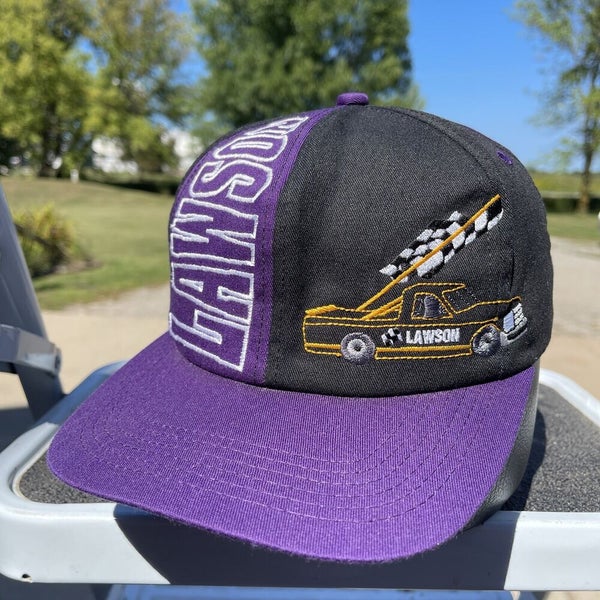 Vintage Lawson Racing Snapback Hat K-Products USA Made