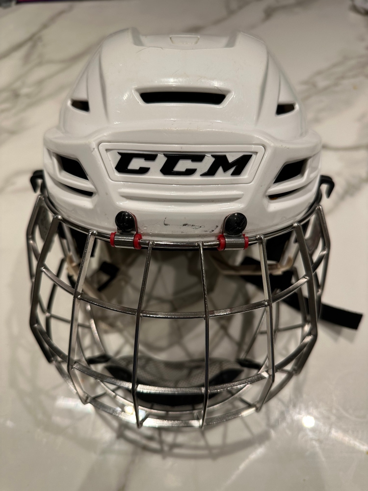 Used Small CCM Resistance Helmet White