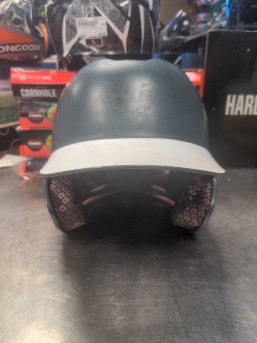 DeMarini Used Gray Batting Helmet