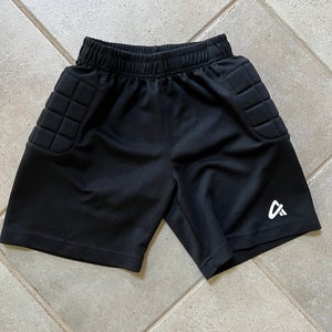 ARRIBA padded youth soccer goalie shorts