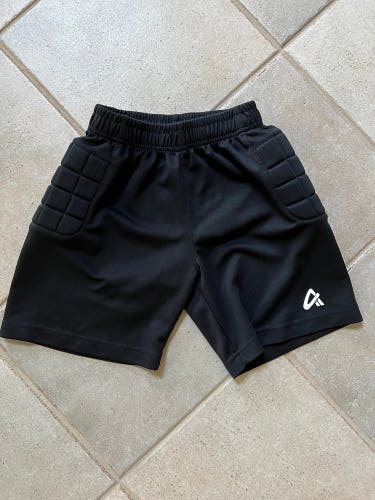 ARRIBA padded youth soccer goalie shorts