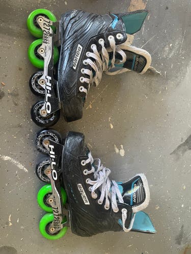 Used Bauer inline skates