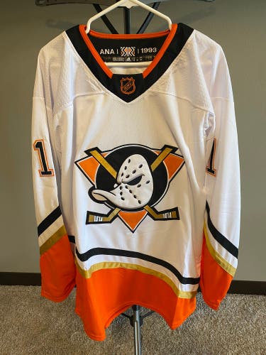 **NEW** Trevor Zegras Anaheim Ducks Reverse Retro NHL Jersey Size XL 54