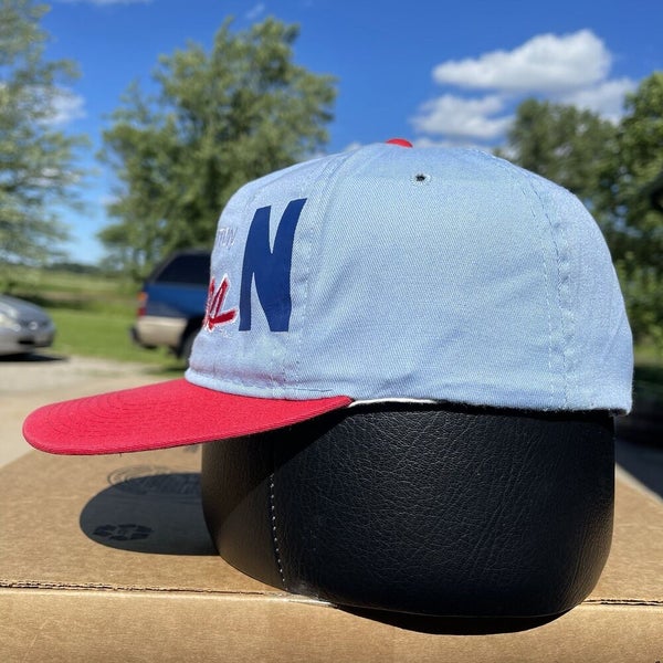 90's New York Mets Sports Specialties Script MLB Snapback Hat