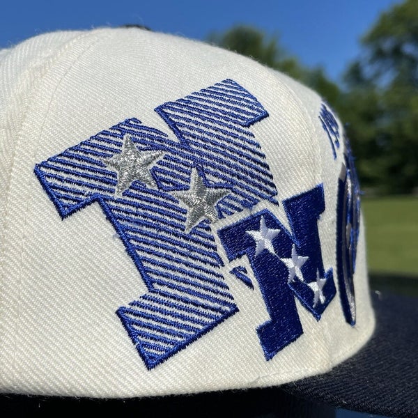 VINTAGE Dallas Cowboys Hat Cap Snap Back Laser Shadow Sports