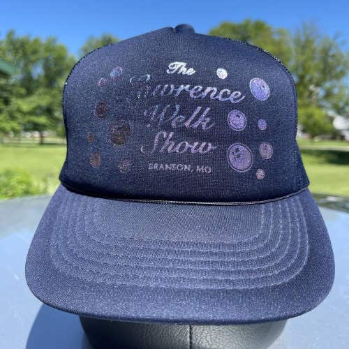 Vintage The Lawrence Welk Show Branson Missouri Mesh Snapback Trucker Hat Cap