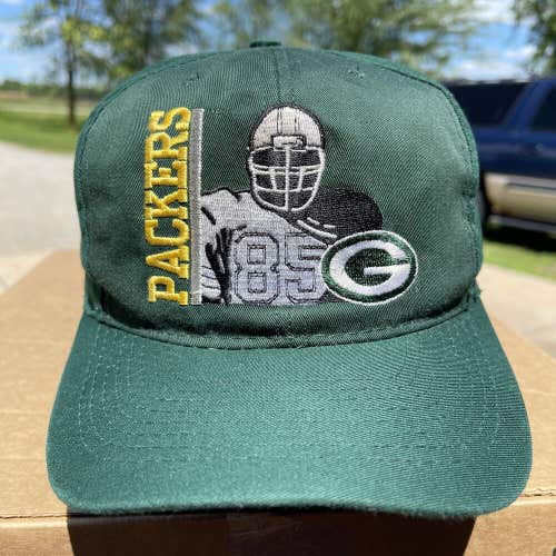 Vintage Green Bay Packers American Needle #85 Embroidered Snapback Football Hat