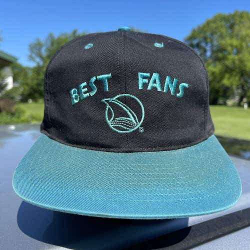 Vintage Best Fans Shark Whale Embroidered Snapback Hat Rare