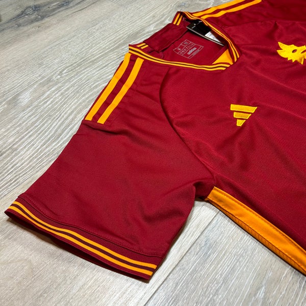 adidas AS Roma 23/24 Home Jersey - Red, Men's Soccer