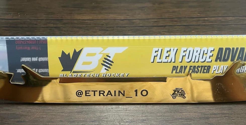 Bladetech Gold For New Bauer Fly Holder steel size 246 blades