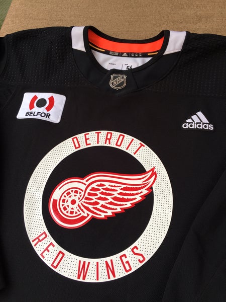 pro stock detroit red wings hockey practice jersey edge 3.0 56