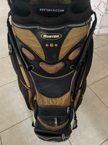 Burton golf cart bag with club dividers