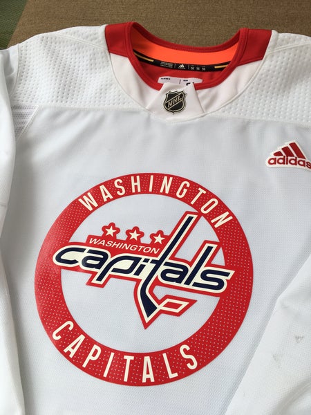 Washington Capitals Adidas MIC Pro Stock Hockey Practice Jersey Size 56