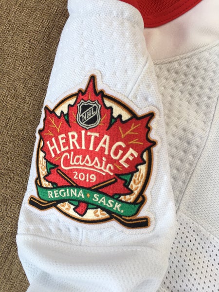 Calgary Flames Heritage Classic Adidas MIC Pro Stock Hockey