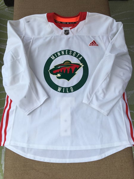 Minnesota Wild Adidas White Away Jersey