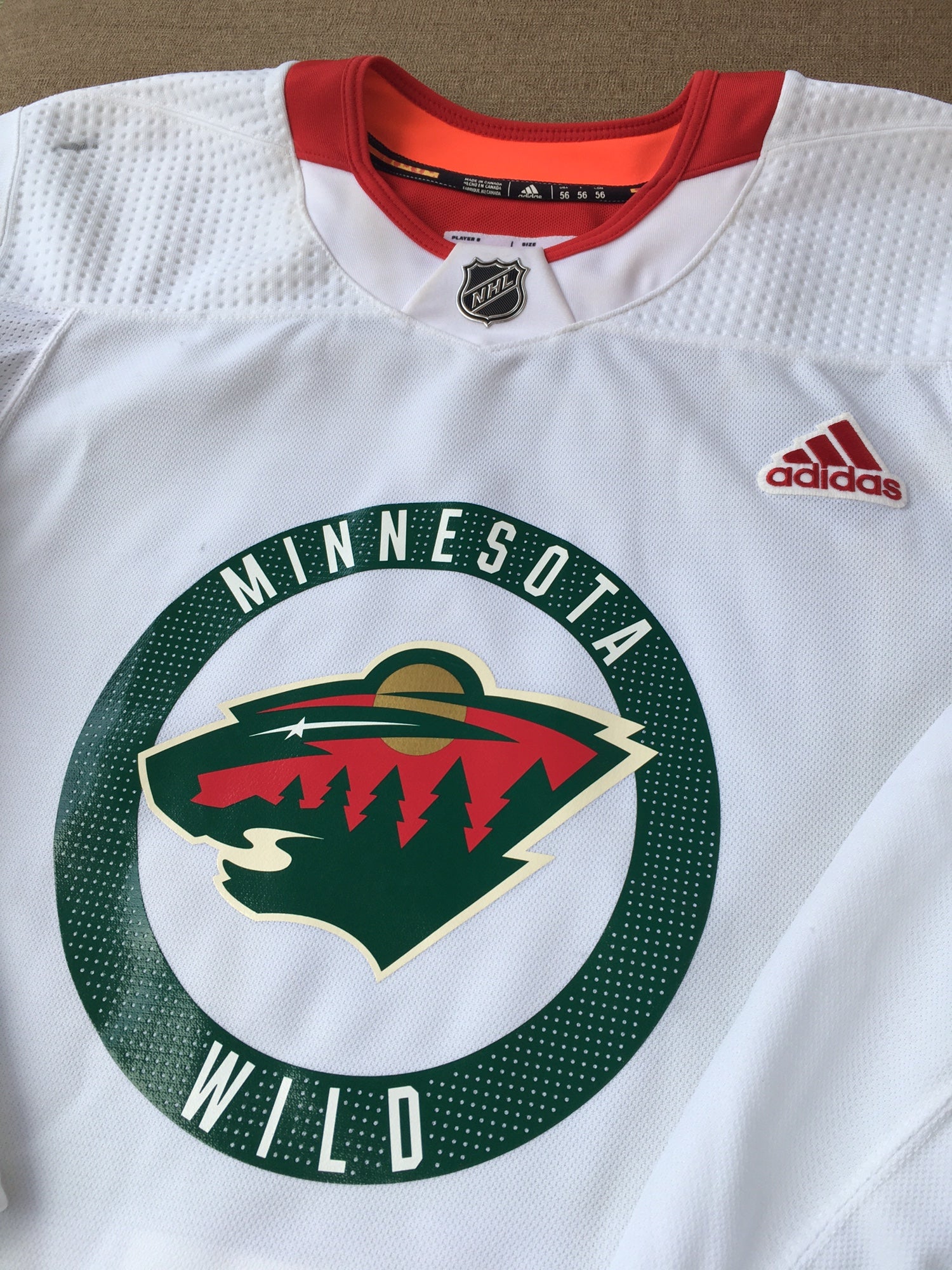 Minnesota Wild Adidas Authentic Green Practice Jersey