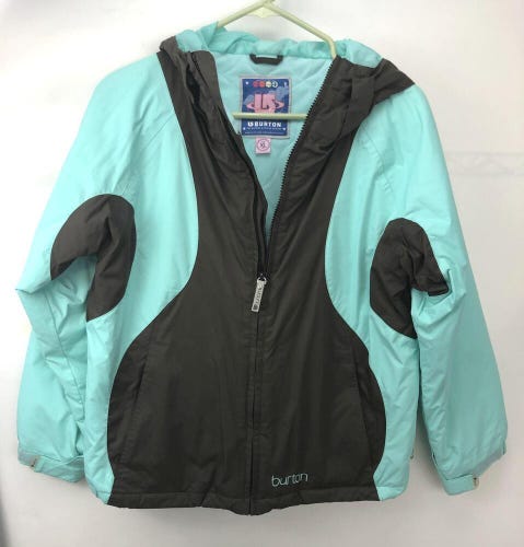 BURTON Girls Ski Snowboard Jacket NICE Size XL Youth Brown/Turquoise