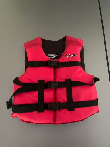 Cabela’s life jacket Youth 50-90lbs boating swim boat swimming Kids