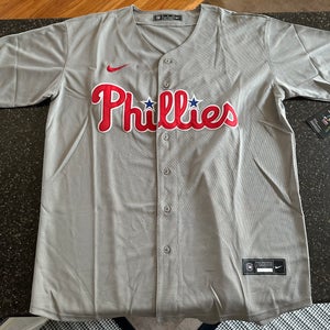 PHILADELPHIA PHILLIES VINTAGE 1990'S MLB FRANKLIN JERSEY YOUTH MEDIUM