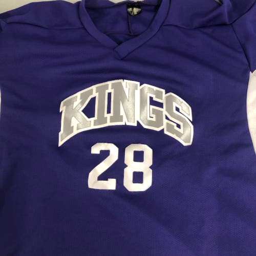 Kings Mens League Hockey Blue XL Jersey #28