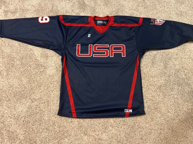 USA 2023 Navy Jersey Adult Men's New Large