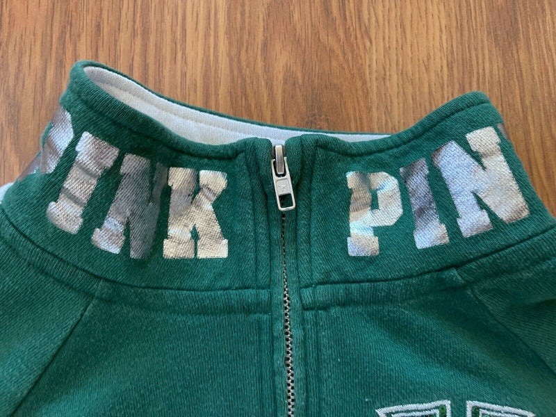 Hawaii Warriors NCAA VICTORIA'S SECRET PINK Women's Sz Small 1/4 Zip  Sweatshirt!