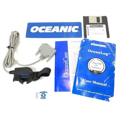 Oceanic Data 100 Data Download Interface Cable Scuba Dive Computer OceanLog