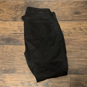 Old Navy Women's Rockstar Super Skinny High Rise Dark Washed Black Jeans Sz 14