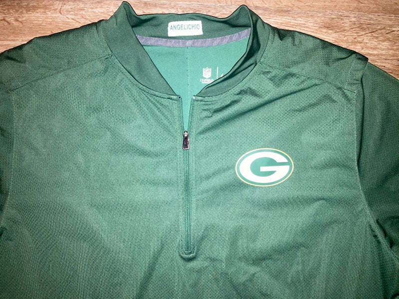 XL) Nike NFL On Field Apparel Green Bay Packers Sideline Pullover