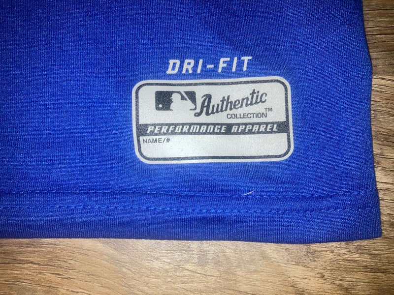 Large) New Nike MLB Authentic Toronto Blue Jays Dri-Fit Shirt