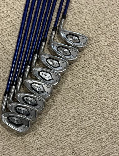 Used Right Handed Regular Flex Graphite Shaft 718 AP3 Iron Set