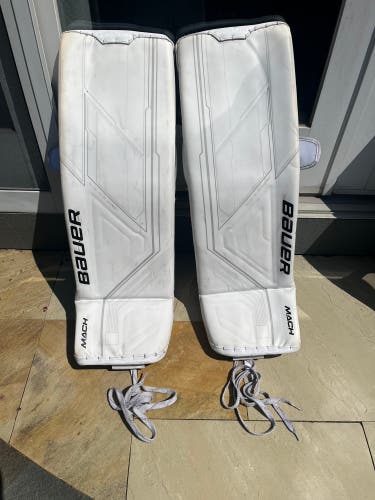 Bauer Mach goalie leg pads