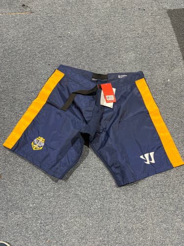 New Warrior Navy ECHL 2023 All Star Classic Pant Shells W/O White Piping Small