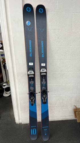 Used 2022 Blizzard Rustler 10 Skis 188cm and 164cm with Bindings 18812003, 16412004
