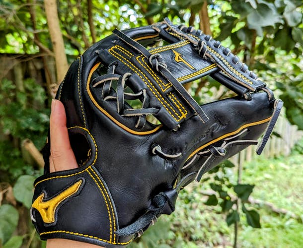 Mizuno Pro GMP2BK-600S Baseball Infield Glove 11.75"