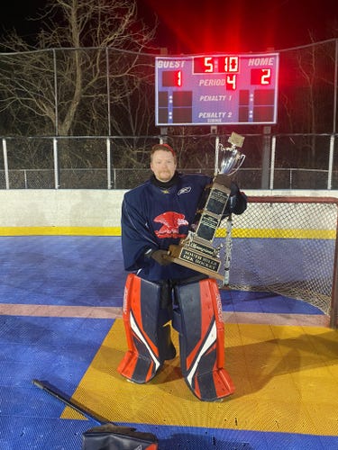 Passau Goalie Glove, Blocker and Bauer pants