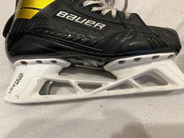Used Bauer Regular Width Size 7 Ultrasonic Hockey Goalie Skates