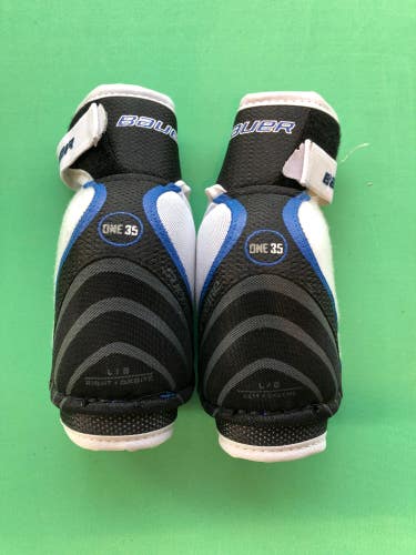 Used Youth Bauer Supreme One35 Hockey Elbow Pads (Size: Large)