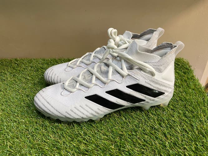 Adidas Freak Ultra Primeknit Football Cleats FX1296 White Grey Men Size 13 NEW