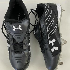 New Under Armour UA Raptor Low Men's Baseball Cleats Shoes w/ Pitchers Toe 11.5