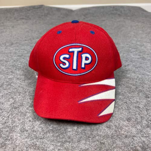 STP Motor Oil Mens Hat Snapback Red White Logo Solid Cap Adjustable Top Car Top