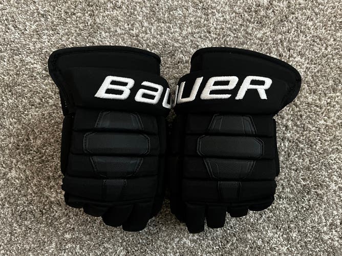 Bauer Nexus 2N 13” Pro Stock Hockey Gloves Black