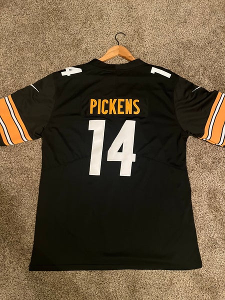Nike Men's Pittsburgh Steelers George Pickens #14 Black Game Jersey