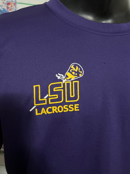 LSU Lacrosse Shirt Under Armour Large