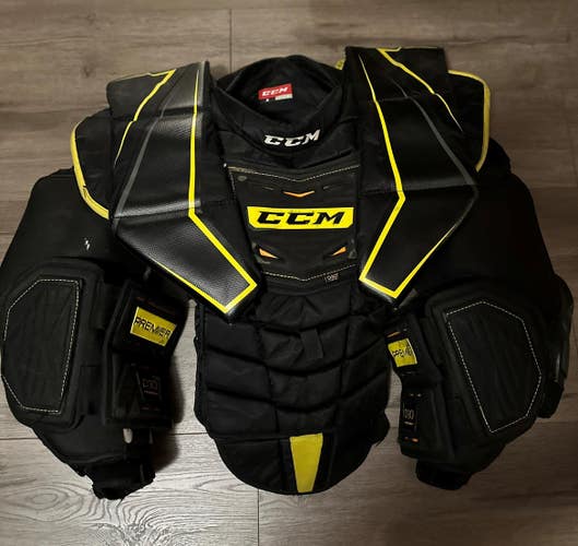 Used Large CCM Premier Pro Goalie Chest Protector