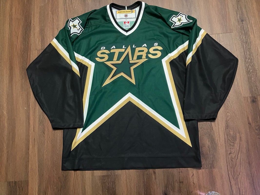 DALLAS STARS reebok NHL authentic genuine stitched hockey jersey green 46