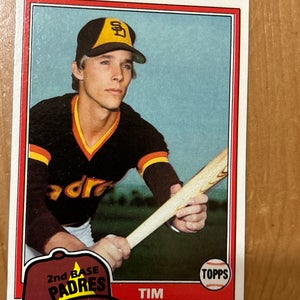 1981 Tim Flannery card