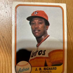 1981 J.R. Richard Card